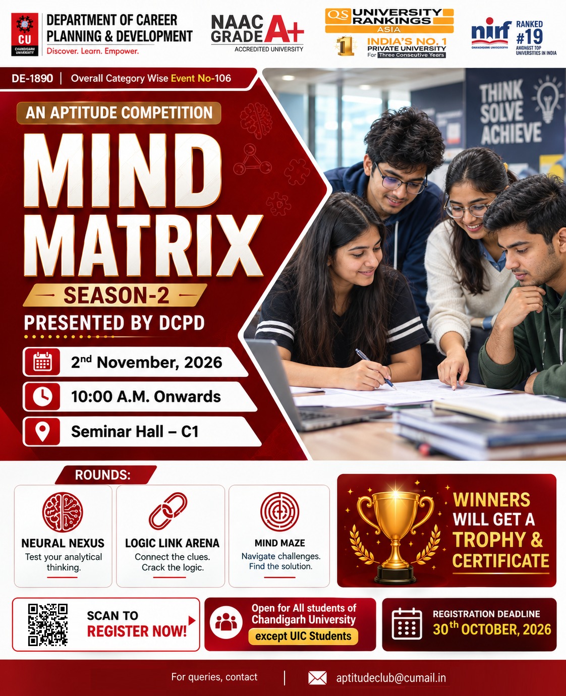 Mind Matrix Season-2: An Aptitude Competition