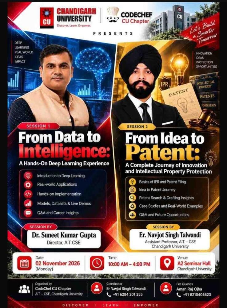 From Data to Intelligence & From Idea to Patent