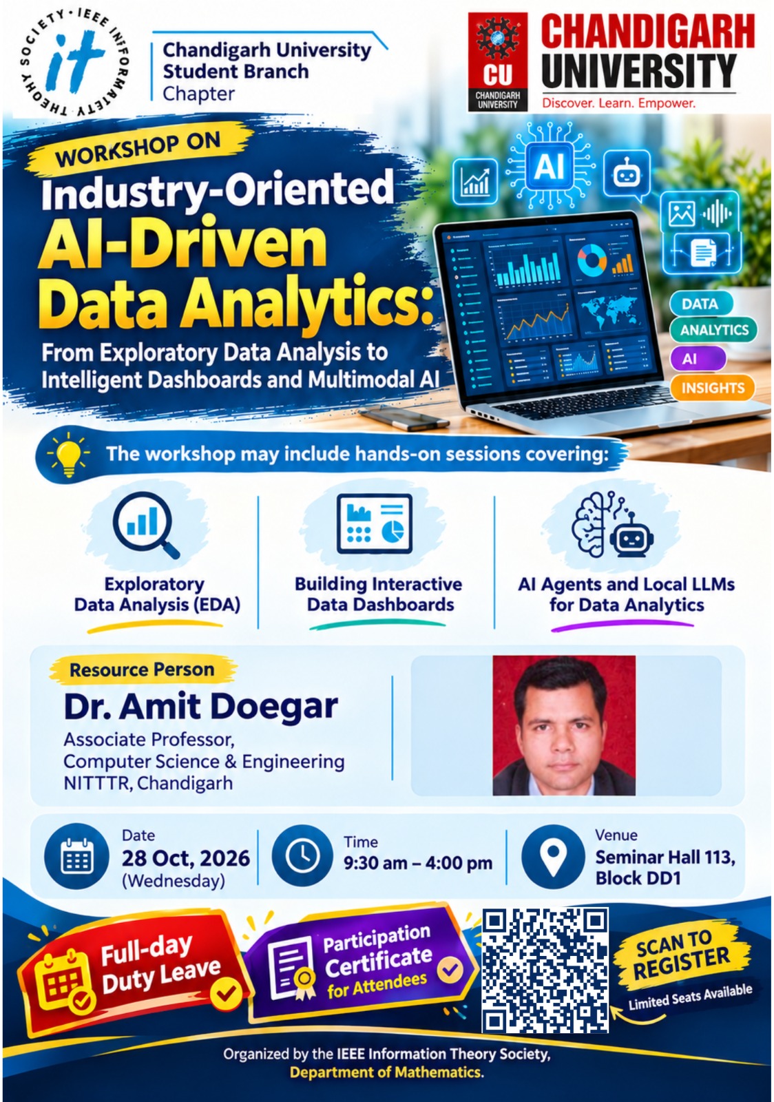 Workshop on Industry-Oriented AI-Driven Data Analytics: From Exploratory Data Analysis to Intelligent Dashboards and Multimodal AI